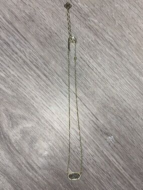 Kendra Scott Gold Druzy Pendant Necklace